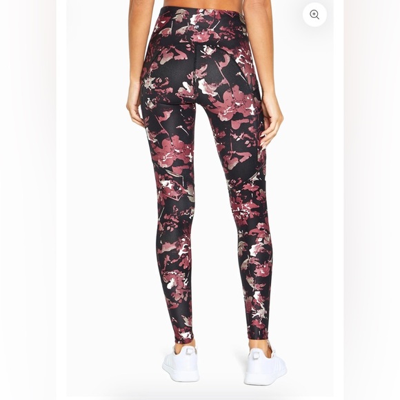 NWT. $75R Marika Alison Side Pocket Floral Legging Contender Luxe Gym to Street - Picture 6 of 7